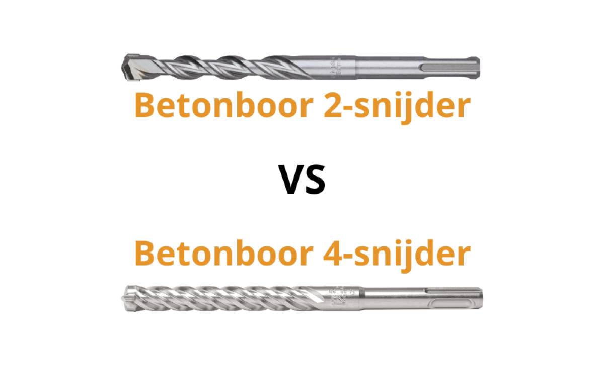 2-Snijder vs. 4-Snijder SDS+ Betonboren: Welke Past Bij Jouw Klus?