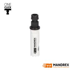 Mandrex Gatzaag Bi-Metaal 19mm M42 + OneClick Adapter