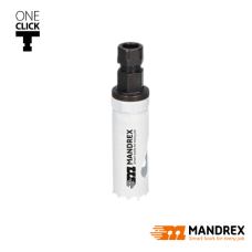 Mandrex Gatzaag Bi-Metaal 21mm M42 + OneClick Adapter