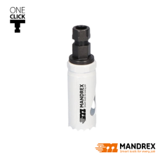Mandrex Gatzaag Bi-Metaal 24mm M42 + OneClick Adapter
