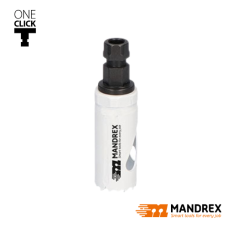 Mandrex Gatzaag Bi-Metaal 25mm M42 + OneClick Adapter