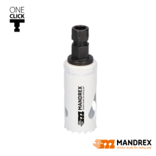 Mandrex Gatzaag Bi-Metaal 27mm M42 + OneClick Adapter
