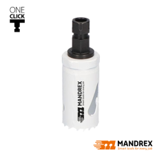 Mandrex Gatzaag Bi-Metaal 29mm M42 + OneClick Adapter