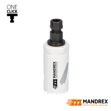 Mandrex Gatzaag Bi-Metaal 33mm M42 + OneClick Adapter