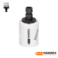 Mandrex Gatzaag Bi-Metaal 46mm M42 + OneClick Adapter