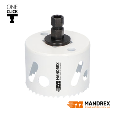 Mandrex Gatzaag Bi-Metaal 76mm M42 + OneClick Adapter
