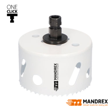 Mandrex Gatzaag Bi-Metaal 83mm M42 + OneClick Adapter