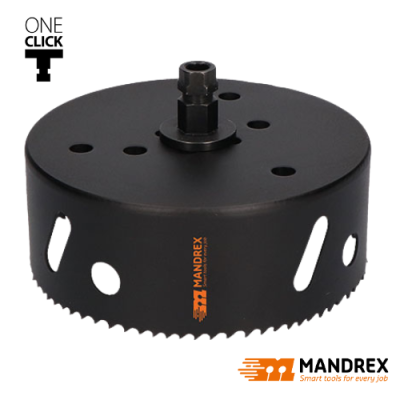 Mandrex Gatzaag Bi-Metaal 121mm M3 + OneClick Adapter
