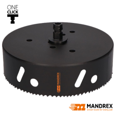 Mandrex Gatzaag Bi-Metaal 168mm M3 + OneClick Adapter