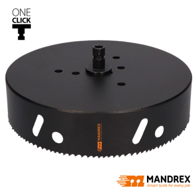 Mandrex Gatzaag Bi-Metaal 200mm M3 + OneClick Adapter