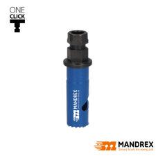 Mandrex Bi-Metaal Gatzaag 16mm M42 Fijnvertand + OneClick Adapter