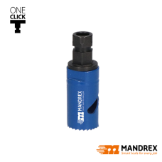 Mandrex Bi-Metaal Gatzaag 22mm M42 Fijnvertand + OneClick Adapter