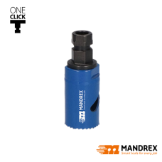 Mandrex Bi-Metaal Gatzaag 24mm M42 Fijnvertand + OneClick Adapter