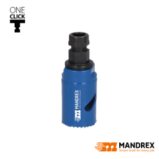 Mandrex Bi-Metaal Gatzaag 25mm M42 Fijnvertand + OneClick Adapter