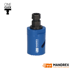 Mandrex Bi-Metaal Gatzaag 30mm M42 Fijnvertand + OneClick Adapter