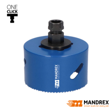 Mandrex Bi-Metaal Gatzaag 65mm M42 Fijnvertand + OneClick Adapter
