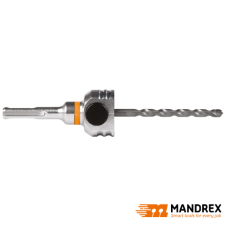 Mandrex SDS+ One-Click Gatzaaghouder – Universeel voor Beton, kalkzandsteen & metselwerk