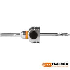 Mandrex SDS+ One-Click Gatzaaghouder – Universeel voor Hout, Metaal & RVS
