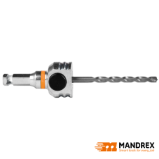 Mandrex Zeskant (11mm) One-Click Gatzaaghouder – Voor Beton & Metselwerk