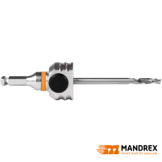 Mandrex Zeskant (8,5mm) One-Click Gatzaaghouder – Voor Hout, metaal & RVS