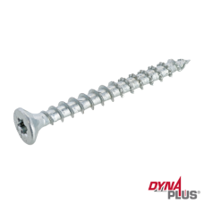 Dynaplus universele schroef platkop voldraad verzinkt 4,5x20mm TX25 - per 200 stuks