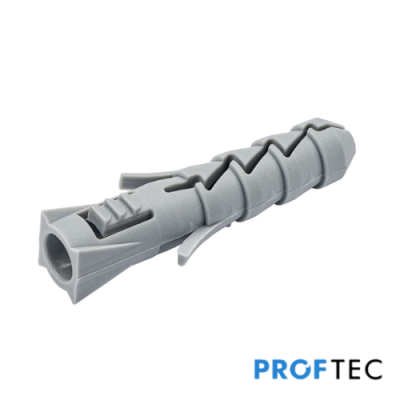 Proftec universeelplug 6,0x30mm nylon - per 100 stuks